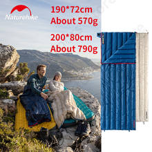 Naturehike Sleeping Bag White Goose Down Envelope Type Ultralight Camping 800FP Warm Waterproof Sleeping Bags NH17Y010-R 2024 - buy cheap