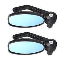 Espejos retrovisores laterales para motocicleta, espejos para moto de 7/8 ", color negro 2024 - compra barato