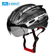 Велосипедный шлем INBIKE с очками, сверхлегкий спортивный шлем для горных велосипедов, для мужчин и женщин 2024 - купить недорого