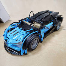 Bloques de construcción de Super coche de carreras GTE SUV, juguete de construcción de vehículo deportivo de alta tecnología RSR, modelo Moc Modular Bugattied 2024 - compra barato