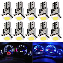 T5 5050 1SMD Wedge Dashboard Led White Canbus Car Auto Gauge Light Interior Bulb Instrument Lights Side Lamps Clearance Lighting 2024 - buy cheap