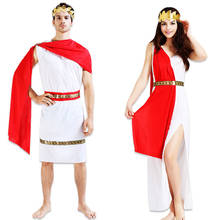 Men Women Boy Girl Greek Roman Cosplay Costume Grecian Goddess God Carnival Halloween Fancy Dress Clothing Set Christmas 2024 - buy cheap