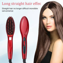 Electric Straight Hair Comb Hair Brush Styling Straightener Comb Irons Auto Straight Hair Comb Brush Hair Care Tool for Women 2024 - buy cheap
