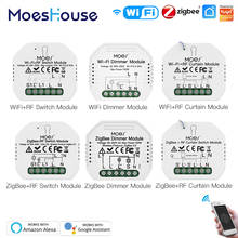 MoesHouse Smart ZigBee WiFi Switch Module Dimmer Curtain Switch Smart Life App Remote Control Alexa Google Home Voice Control 2024 - buy cheap