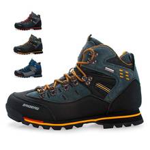 Hiking Shoes Men Winter Mountain Climbing Trekking Boots Top Quality Outdoor Fashion Casual Snow Boots 2024 - купить недорого