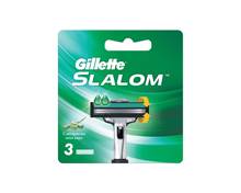 Сменные кассеты Gillette Slalom 3 шт. 2024 - купить недорого