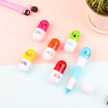 6pcs Flexible Mini 0.5mm Kawaii Novelty Ballpoint Pen Lovely Capsule Gel Pens Kids Gift Office Writing School Supplies H6205 2024 - buy cheap