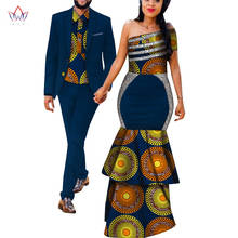 2022 Men Sets And Women's Clothing For Wedding 4 Pcs Summer Traditional African Clothing Couples Matching Clothing 4xl WYQ457 2024 - buy cheap