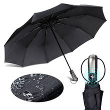 Paraguas automático plegable para mujer, sombrilla de lujo resistente a la lluvia, al viento y al viento, accesorio compacto de 10K ideal para regalo y negocios, 3 unidades 2024 - compra barato
