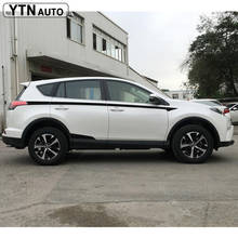 Competindo a listra cintura etiqueta do carro porta lateral adesivo 4x4 acessórios de vinil gráfico para rav4 2017 2018 2024 - compre barato