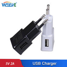 Wall USB Charger 1 USB EU plug For Samsung iphone Mobile phone charging Power Adapter Micro Charger Travel For ipad Universal 2024 - купить недорого