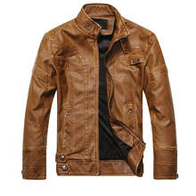 Zoeqo jaqueta de couro masculina de alta qualidade, jaqueta de couro masculina, casaco para motocicleta 2024 - compre barato