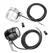 2 in 1 LED Electric Bicycle Light Horn Set Aluminum E-bike Headlight Loud Sound Horn Front Light Headlamp Electric Bicycle Parts 2024 - buy cheap