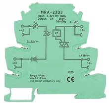 MRA-23D3 ультратонкое Реле PLC, Плата усилителя мощности, модуль твердотельного реле переменного тока, вход 3-32 В, выход постоянного тока 250 В, 3 А переменного тока, высокое качество 2024 - купить недорого