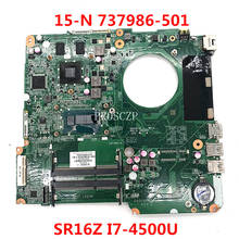 De alta calidad para 15-N 737986-501, 737986-001 DA0U82MB6D0 con SR16Z I7-4500U CPU placa base para portátil 740M 2GB 100% trabajando bien 2024 - compra barato