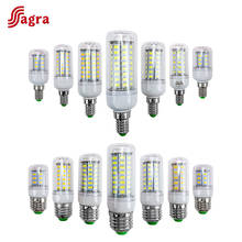 E27 Led Lamp AC 220V 230V Corn Lamp 24 36 48 56 69 72leds Lampada Led Bulb SMD5730 Led Lamp Light E14 Chandelier Lighting 240V 2024 - buy cheap