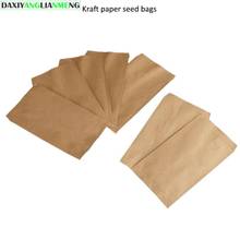 Bolsas protectoras de Papel kraft para cultivo de semillas, bolsas de aislamiento de polinización de cultivos, color marrón, LxW: 12x20cm, 100 Uds. 2024 - compra barato