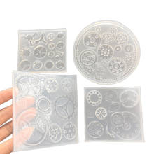 Gear Shape Charms Craft DIY Transparent UV Resin Liquid Silicone Combination Molds For Necklace Earring Making Jewelry 2024 - buy cheap