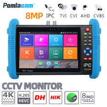 Monitor IPC9800ADHS Plus 6 en 1 de 7 pulgadas, probador de cámara IP HD CCTV, H.265, 4K, IP, 8MP, 5MP, 1080P, analógica, AHD, TVI, CVI, SDI, ONVIF 2024 - compra barato