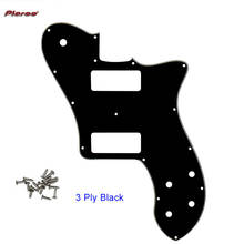 Pleroo Custom Guitar Parts  For US FD 72 Tele Deluxe Reissue Guitar Pickguard With P90 Humbucker Replacement 2024 - buy cheap