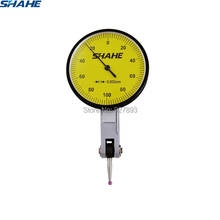 Shahe Tools 0-0.2 mm 0.002 mm Dial Test Indicator with Red Jewel Dial Gauge Indicator Tool Measurement Instruments 2024 - buy cheap