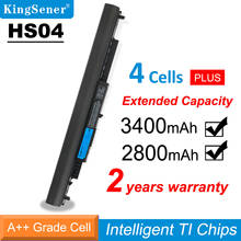 KingSener HS04 3400mAh Laptop Battery For HP 240 245 250 255 G4 HSTNN-LB6U HSTNN-LB6V HSTNN-PB6S 807611-831 807957-001 HS03 HS04 2024 - buy cheap