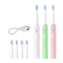 Sonic Electric Toothbrush USB Rechargeable IPX7 Waterproof Tooth Brush 5 Mode Adult Ultrasonic Automatic Whitening Tooth Brushes 2024 - buy cheap