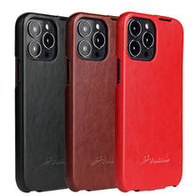 For Iphone 7 8 SE X XS Max XR Flip Retro Leather Back Case Business For Iphone 11 12 13 Pro Max 13 Mini Simple Shockproof Cover 2024 - buy cheap