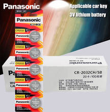 Panasonic-pilas de botón cr 100 originales, batería de litio de 3V para reloj, calculadora, Control remoto, 2032 unids/lote, cr2032 2024 - compra barato