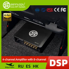 Sennuopu Dp X10 1000w Dsp Processor Bluetooth Car Amplifier 4 Channels Class A Auto 12 V Automotivo Audio Low Amp for Car Sound 2024 - buy cheap