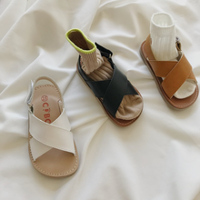 Sandalias de 3 colores para bebés, sandalias de playa para niñas pequeñas, Retro, cómodas e informales 2024 - compra barato