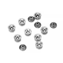 20pcs/Lot 10mm Antique Round Flower Metal Bead End Caps For Jewelry Making Findings Needlework Diy Accessories Wholesale 2024 - buy cheap