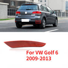 CAPQX для VW Golf 6 09-13 авто задний бампер тормозной светильник противотуманная фара отражатель стояночный стоп Предупреждение льная лампа сигнальный светильник декоративный светильник 2024 - купить недорого