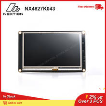 Nextion-pantalla táctil inteligente mejorada NX4827K043, dispositivo HMI de 4,3 pulgadas, TFT LCD EEPROM, RTC integrado, GPIOs 2024 - compra barato