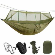 Camping Hammock Chair with Mosquito Net Bug Insect Nets Portable Hanging Outdoor Furniture Hiking Sleep Mat for Travel 2024 - buy cheap