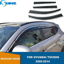 Дефлектор боковых окон для Hyundai Tucson 2005 2006 2007 2008 2009 2010 2011 2012 2013 2014 2024 - купить недорого