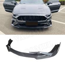 Parachoques delantero de fibra de carbono para Ford Mustang Coupe, cubierta de pala para Barbilla, 2018, 2019, FRP 2024 - compra barato