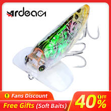 Ardea-señuelo duro biónico de 55mm y 8,5g, cebo giratorio para pececillos, buceo, Popper, cebo de plástico Artificial, Swimbait, Wobblers, ojos 3D realistas 2024 - compra barato