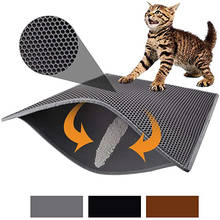 Водонепроницаемый коврик для кошачьих туалетов, двухслойный Коврик Для Кошачьих подстилок, коврик для домаших животных, кровать для кошек 2024 - купить недорого