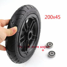 Size200x45 Inflated Wheel and hub and inner tire For E-twow S2 Scooter M6 M8 M10 Pneumatic Wheel 8" Scooter Wheelchair Air Wheel 2024 - buy cheap