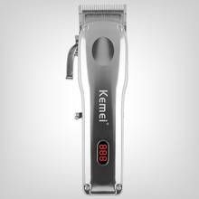 Aparador de cabelo e barba sem fio, máquina elétrica ajustável para corte de cabelo e barba 2024 - compre barato