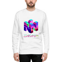 WEJNXIN 2018 New Arrival N64 Classic Gamer Design Pullover Sweatshirt Hip Hop Cotton Hoodies Harajuku Moletom Masculino 2024 - buy cheap