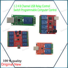 5V 12V 1 2 4 8 Channel USB Relay Control Switch Programmable Computer Control For Smart Home PC Intelligent Controller 2024 - buy cheap