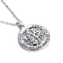 Tree Of Life Mom You Are The Heart Of Our Family Necklaces Pendant Steampunk Gothic Fertility Goddesss Choker Women Jewelry Gift 2024 - buy cheap