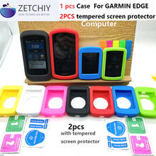 Case cover w Tempered Screen Protector film for Garmin GPS bike Computer edge 130 510 520 plus 530 830 820 1000 1030 130 plus 2024 - buy cheap