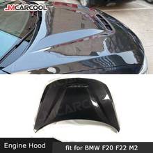 Front Engine Hood Cover With Air Vent for BMW 1 Series F20 2 Series F22 F87 M2 Dry Carbon Fiber CS Style Bonnet Cap 2024 - buy cheap