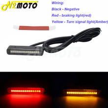 Luz LED trasera para coche y motocicleta, lámpara de luz para matrícula, 12V, 15LED, decoración de matrícula 2024 - compra barato