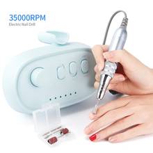 New 35000 PRM Electric Nail Drill Manicure Machine Professional Nail Milling Tool Colorful Macaron Electric Nail Drill Machine 2024 - buy cheap