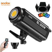 Godox-Lámpara LED continua para fotografía y vídeo, SL-200W, 200Ws, 5600K, con mando a distancia 2024 - compra barato