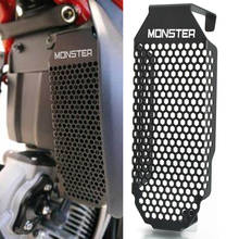 Motocicleta radiador guarda grille óleo cooler capa para ducati monstro 797 2017 2018 2019 2020 scrambler ícone escuro cafe racer 2024 - compre barato